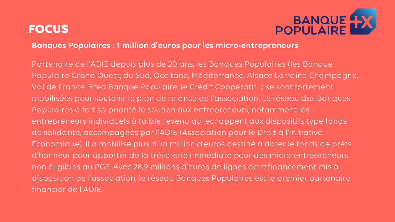 focus Banques Populaires-Adie